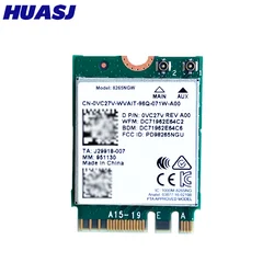 8265 Wireless-AC Tarjeta WiFi y Bluetooth banda dual táctica