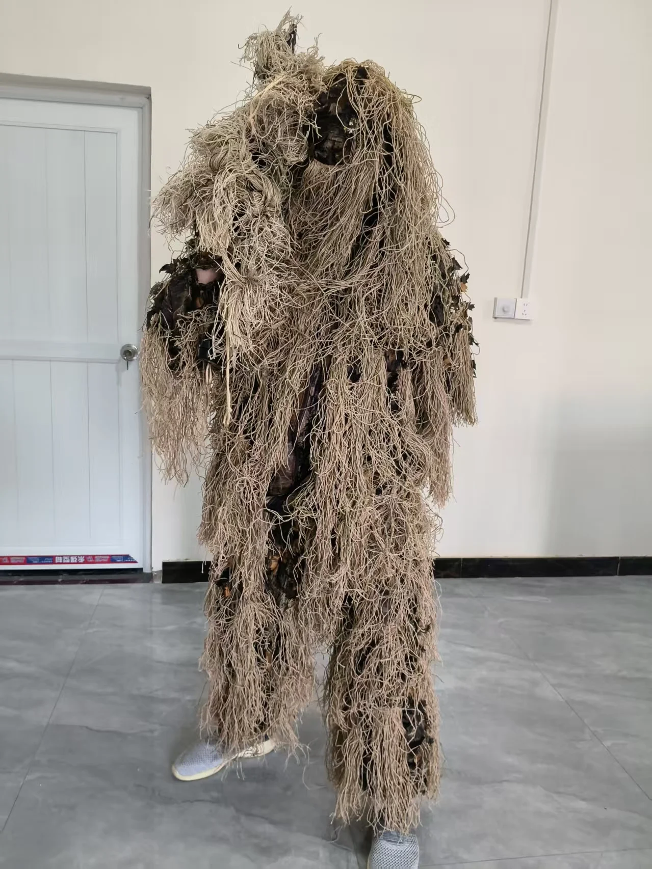Traje Ghillie 3D Geely hojas biónicas sigilosas para caza - imagen 3
