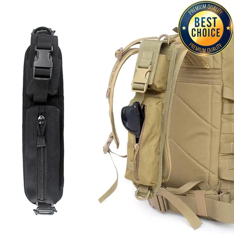 Correa de hombro táctica, bolsas para artículos diversos, mochila Molle, accesorio EDC, herramienta para acampar al aire libre, paquete compacto, equipo de caza - imagen 4