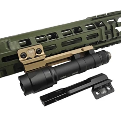 Soporte de luz de barra larga adaptable Thorntail para SF M300 M600, Base de montaje de luz de explorador compatible con riel Picatinny Mlok Keymod