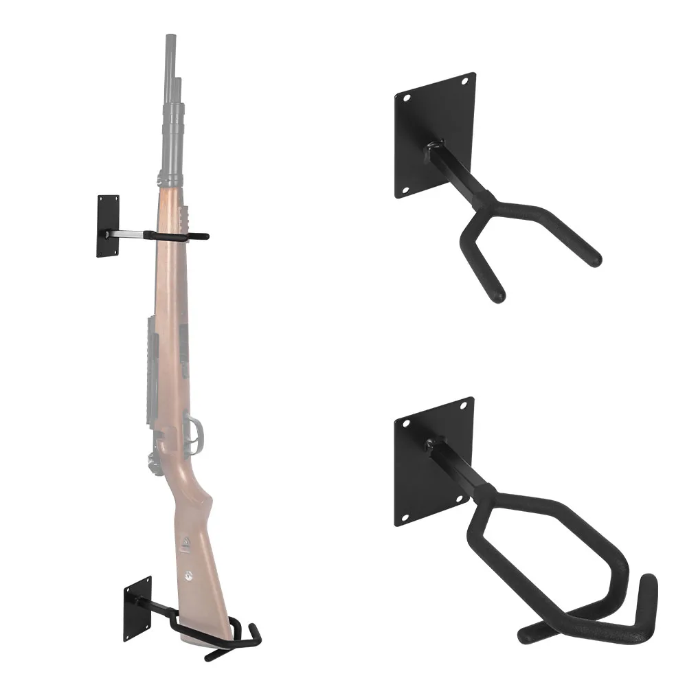 Soporte pared para rifle horizontal y escopeta, rack de armas tácticas - imagen 2
