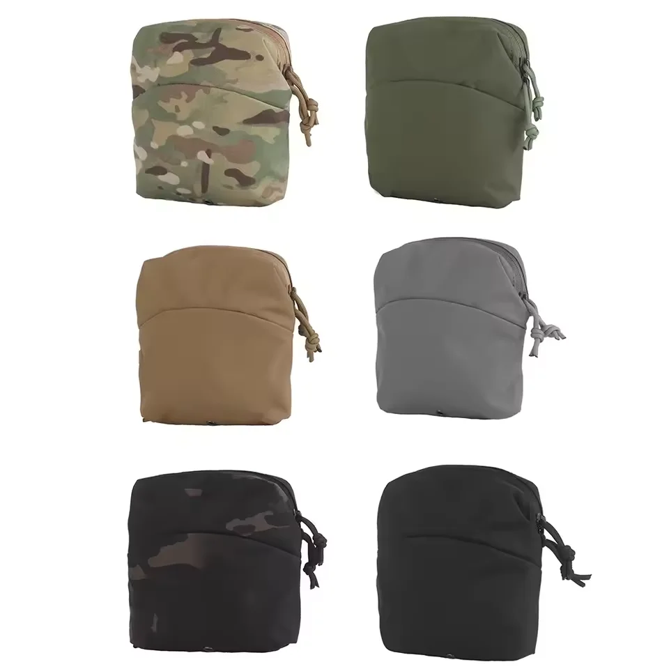 Bolsa táctica Universal multifuncional, bolsa para artículos diversos con cremallera Gp, con cordón retráctil, bolsa para cinturón Molle, accesorio NVG - imagen 4