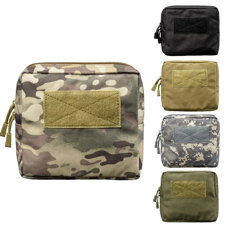 Bolsa táctica Molle Admin, bolsa MOLLE, dispositivo de utilidad, bolsa de herramientas para chaleco táctico, riñonera para el pecho, bolsa de herramientas EDC - imagen 3