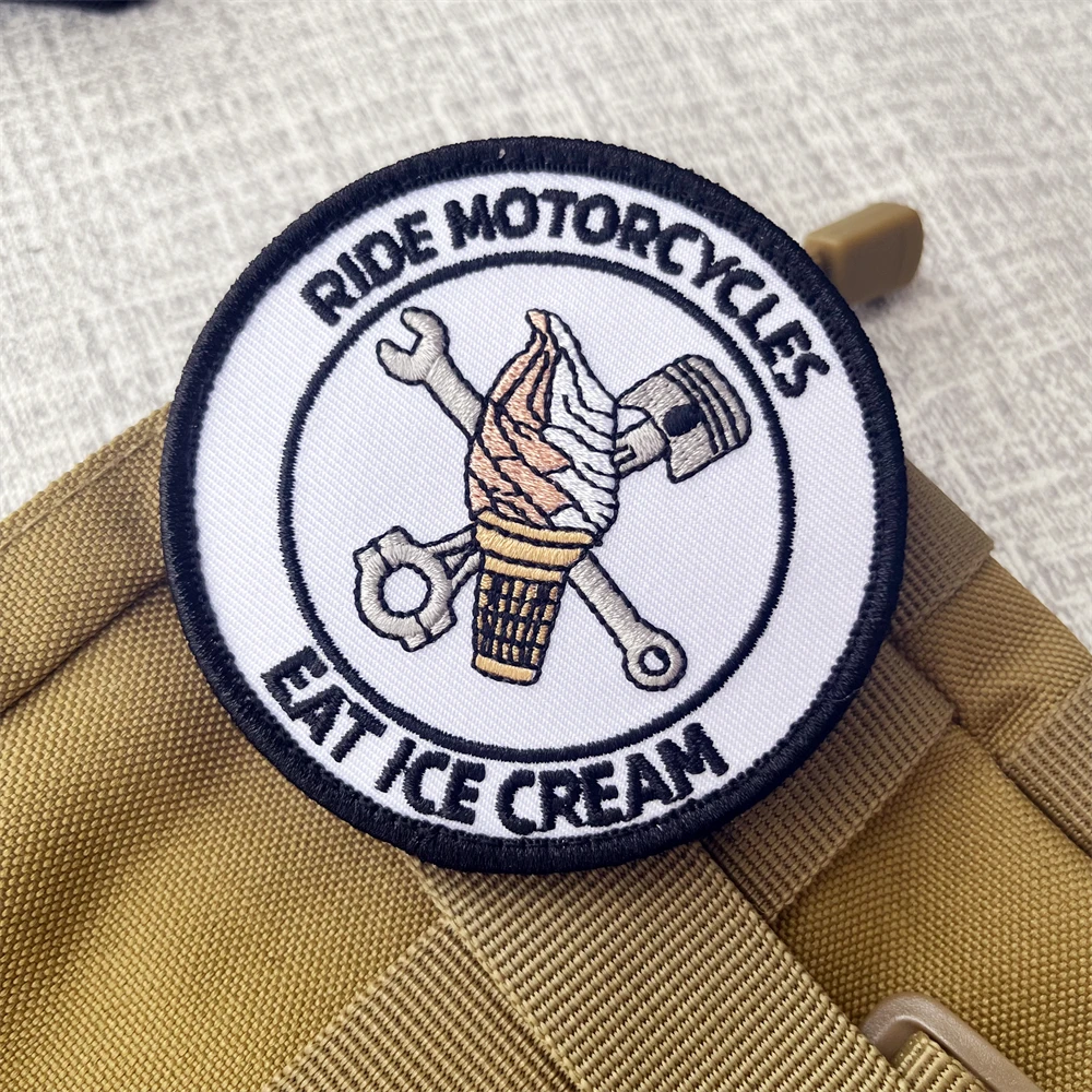 Pivosaur-insignia de moral, parche bordado de cuchillo sangriento de gato negro, mochila táctica, brazalete militar - imagen 4