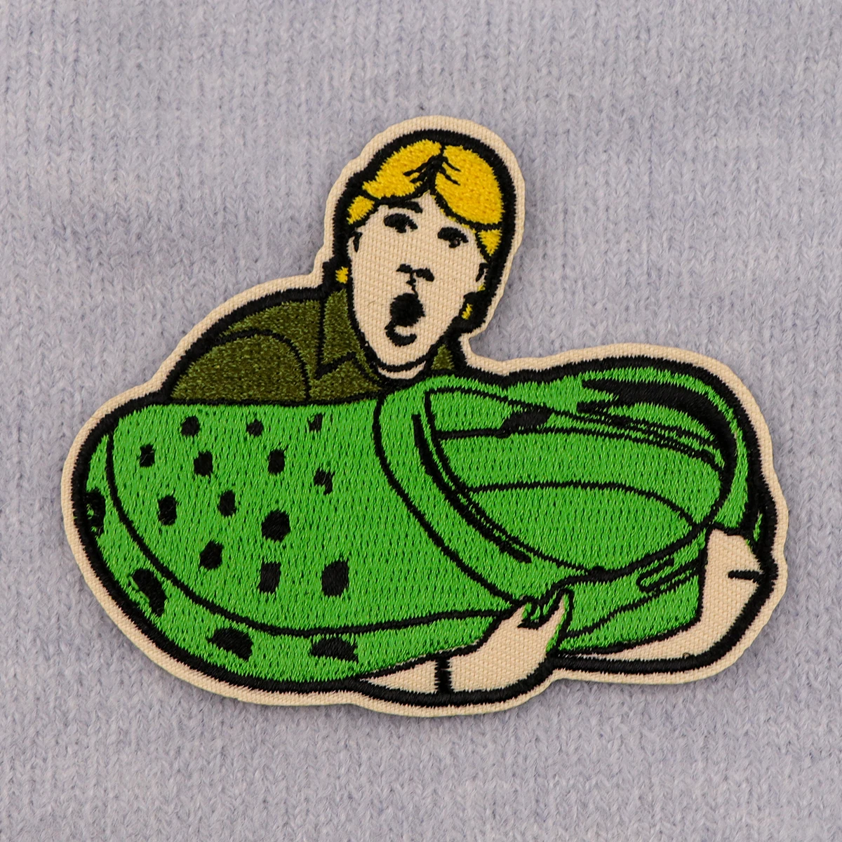 Parche divertido para planchar zapatos, parche para ropa, parche bordado de dibujos animados, accesorios de ropa, pegatinas de costura - imagen 2