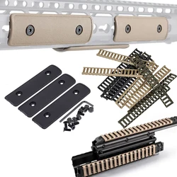 Kit de montaje de cubierta de riel de nailon táctico M-LOK KEYMODE, riel Picatinny de 20mm, montaje de alcance para Rifle Airsoft, caza para M4 AR15 HK416