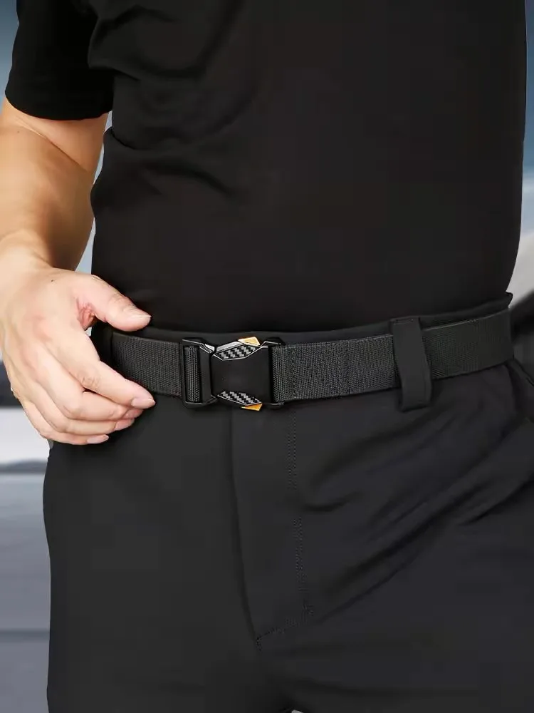 Cinturones tácticos versátiles para hombre, diseño duradero y ajustable, para caza al aire libre y entusiastas de los deportes, 2 piezas - imagen 3