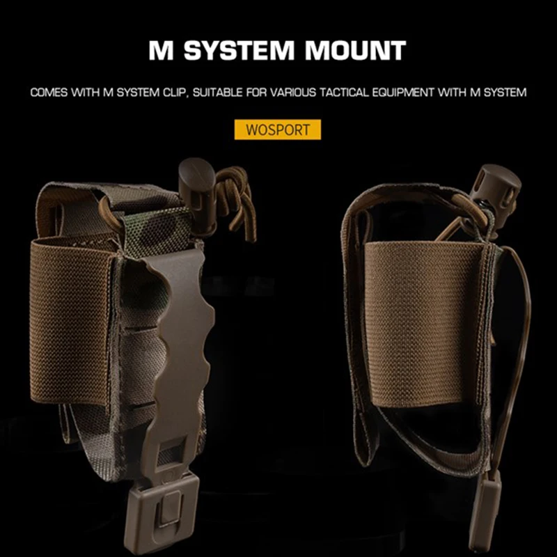 WOSPORT-bolsa táctica Molle, organizador de almacenamiento multiusos para exteriores, grado de caza, para acampar, senderismo y supervivencia - imagen 4