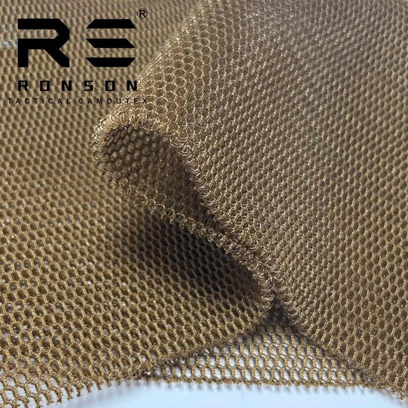 Tela de malla 3D gruesa para sándwich, cojín transpirable resistente a la abrasión, Material de núcleo de colchón, tela de nido de abeja, tela de Birdseye, 6-7mm - imagen 5