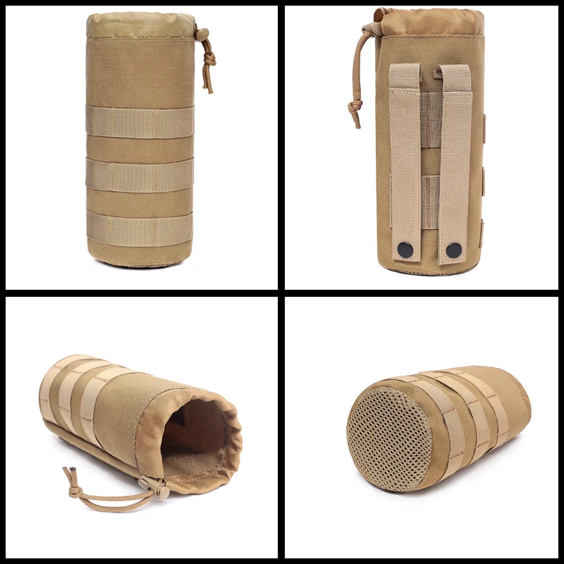 Bolsa táctica militar Molle para botella de agua, bolsa para viajes al aire libre, Camping, senderismo, pesca - imagen 3