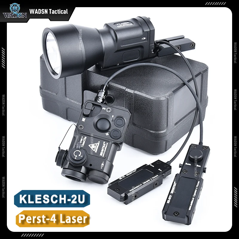 WADSN táctica Perst-4 Punto Verde indicador IR 1000 lúmenes Klesch 2U linterna 1 KLESCH 2P 1S de alta potencia de la luz de exploración Zenitc Perst4 - imagen 5