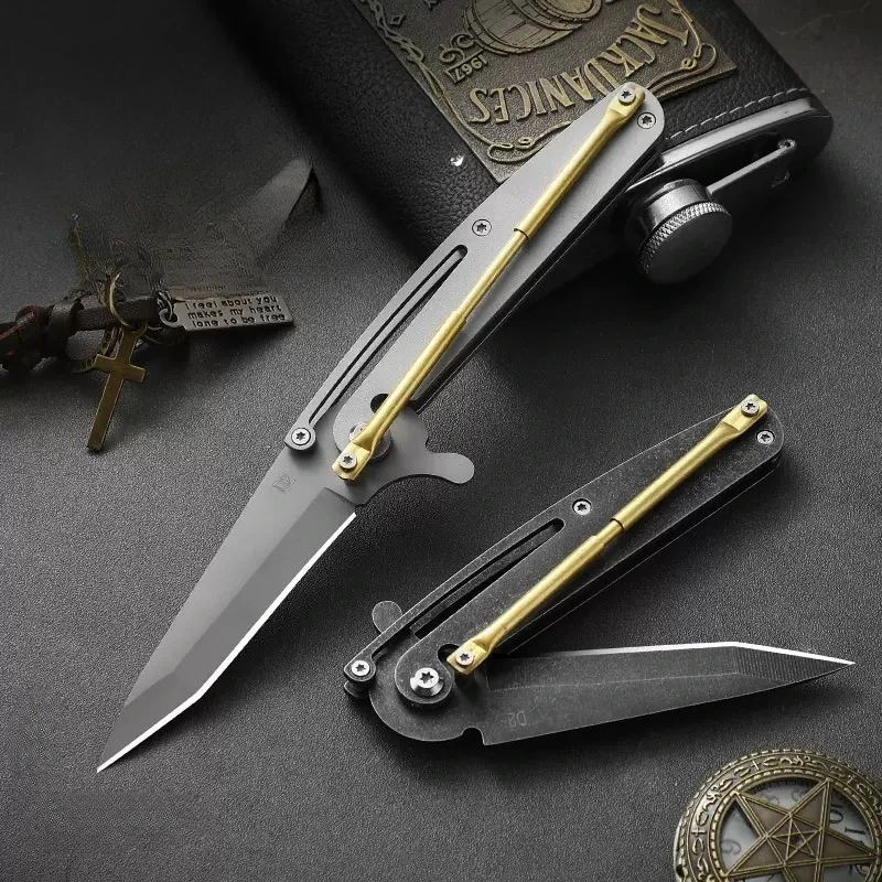 Cuchillo plegable táctico alta dureza – Exteriores y autodefensa