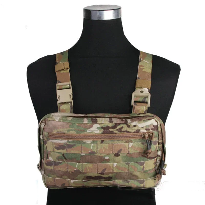 Emersongear-bolsa táctica de Recon de pecho, bolsa de herramientas, chaleco de combate, Panel portador de placa EDC Molle, tiro, caza, equipo Airsoft de nailon - imagen 2
