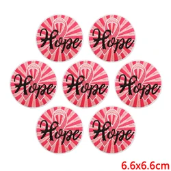 10 unids/lote, venta al por mayor, apliques de bufanda de esperanza, parches para planchar para pegatinas de ropa, parches bordados de dibujos animados en ropa, insignias DIY