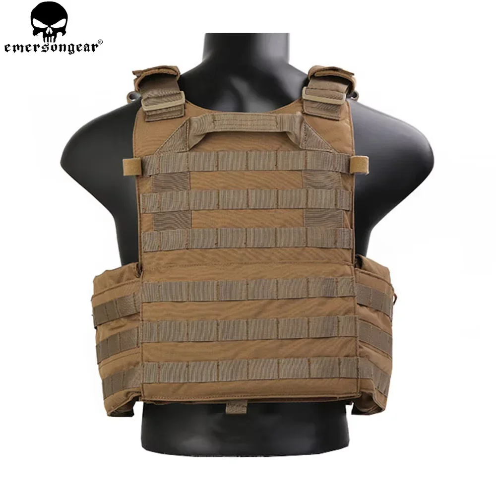 Emersongear-Chaleco táctico, portador de placa de liberación rápida para entrenamiento militar Airsoft, caza y supervivencia al aire libre, deporte, Camping - imagen 4