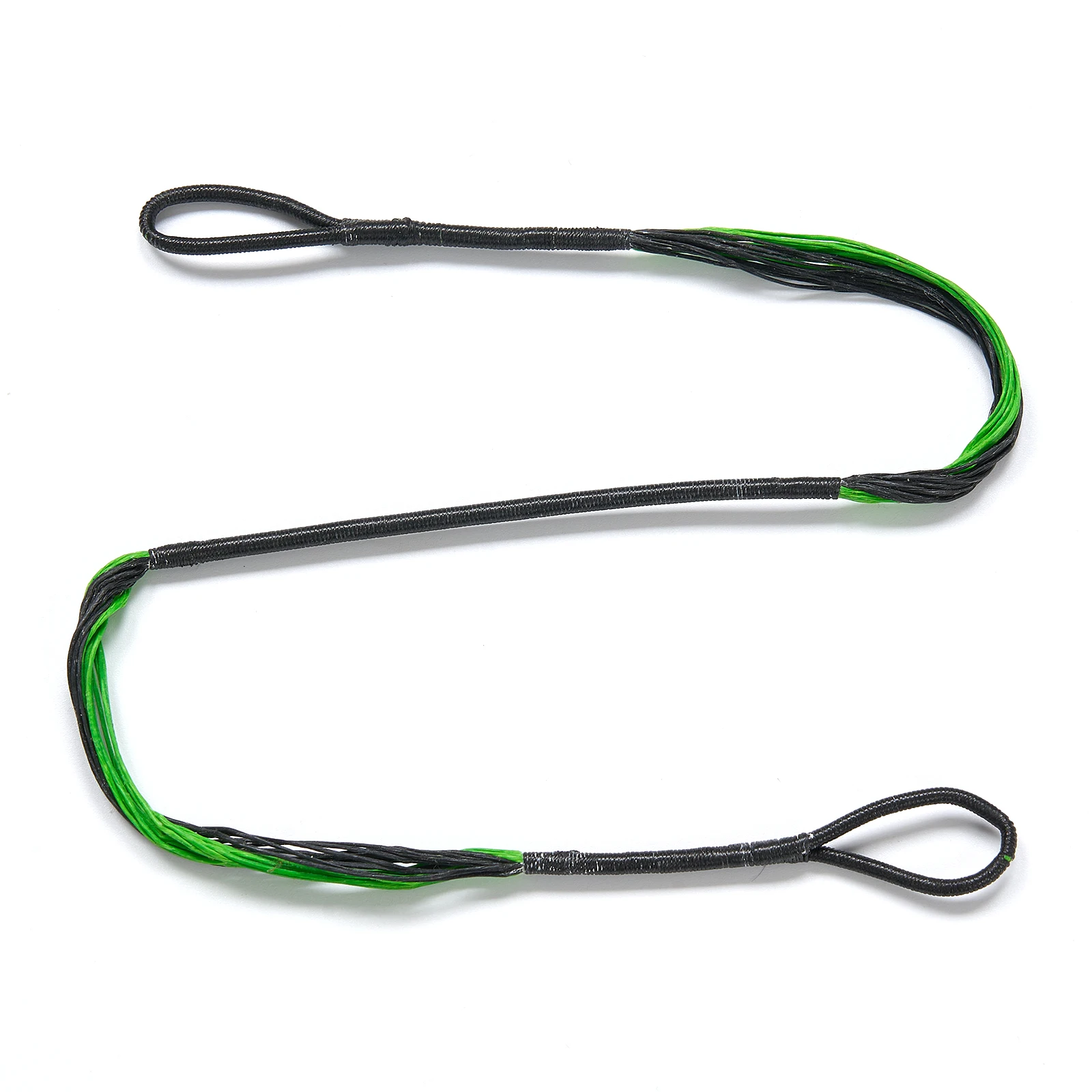 Cuerda de arco corta para tiro con arco, 1 piezas, 17,52 pulgadas, doble Color, accesorios de caza - imagen 4