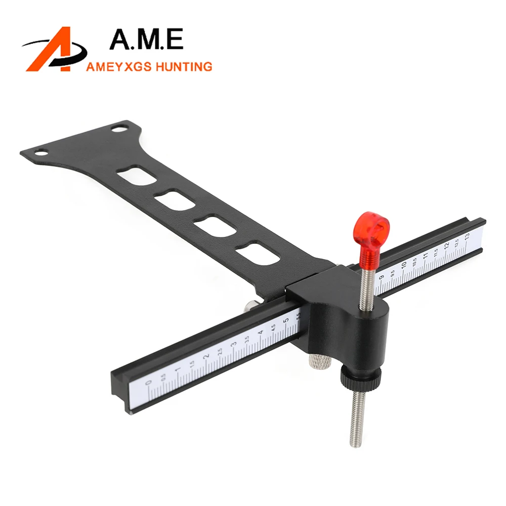 Mira de arco recurvo, ajuste de aleación de aluminio negro para arco recurvo, tiro con arco, objetivo, caza - imagen 2