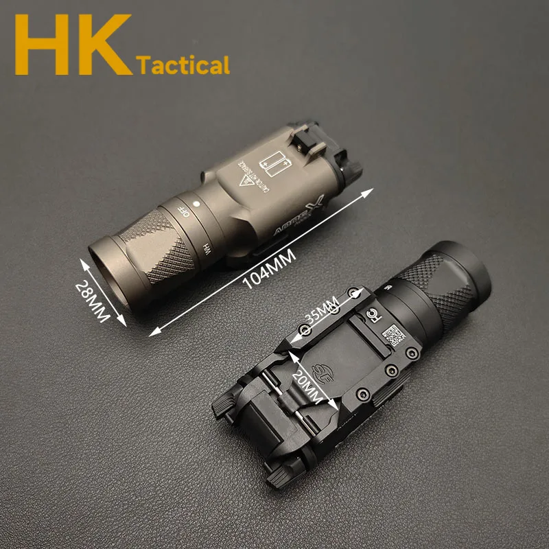 SOTAC Metal X300V IR luz de explorador táctica X300 X300U linterna LED compatible con riel Picatinny de 20mm Airsoft caza arma luces - imagen 5