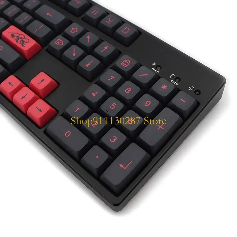 J1HC Mizu 132 Keys KeyCap PBT XDA Perfil 5 lados Capas teclado Mecánico Dye - imagen 2