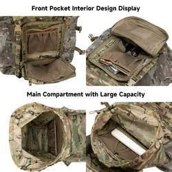 Mochila táctica EDC nylon ripstop para montaña y senderismo