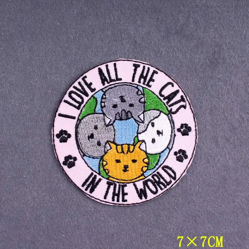 Parche bordado de dibujos animados, parches termoadhesivos para planchar en la ropa, DIY, tiras de cosas lindas, ropa - imagen 2