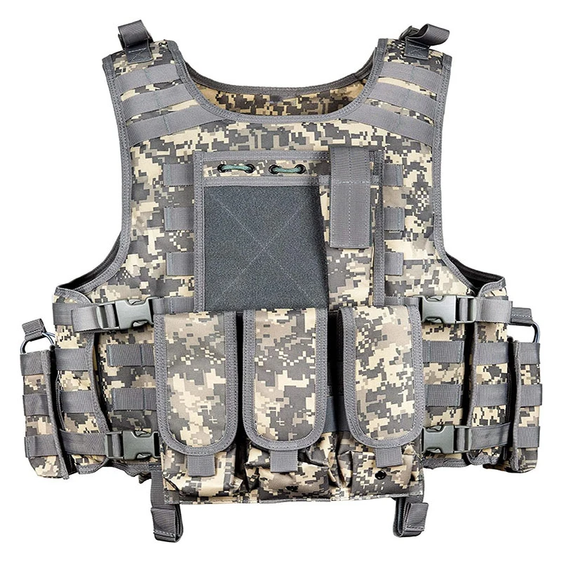 Armadura de cuerpo militar Airsoft Paintball CS, chaleco ligero protector para exteriores, chaleco táctico con hebilla, ropa de caza para hombres - imagen 4