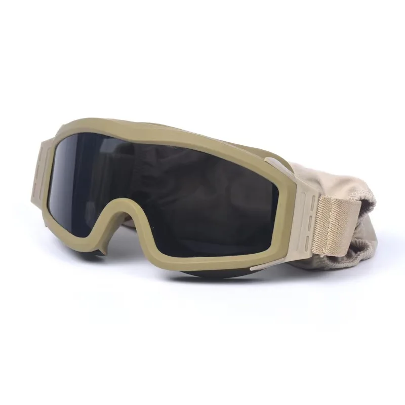 Gafas protectoras para motocicleta al aire libre, gafas a prueba de viento y arena, protección facial antiexplosión, gafas de esquí para Motocross - imagen 5