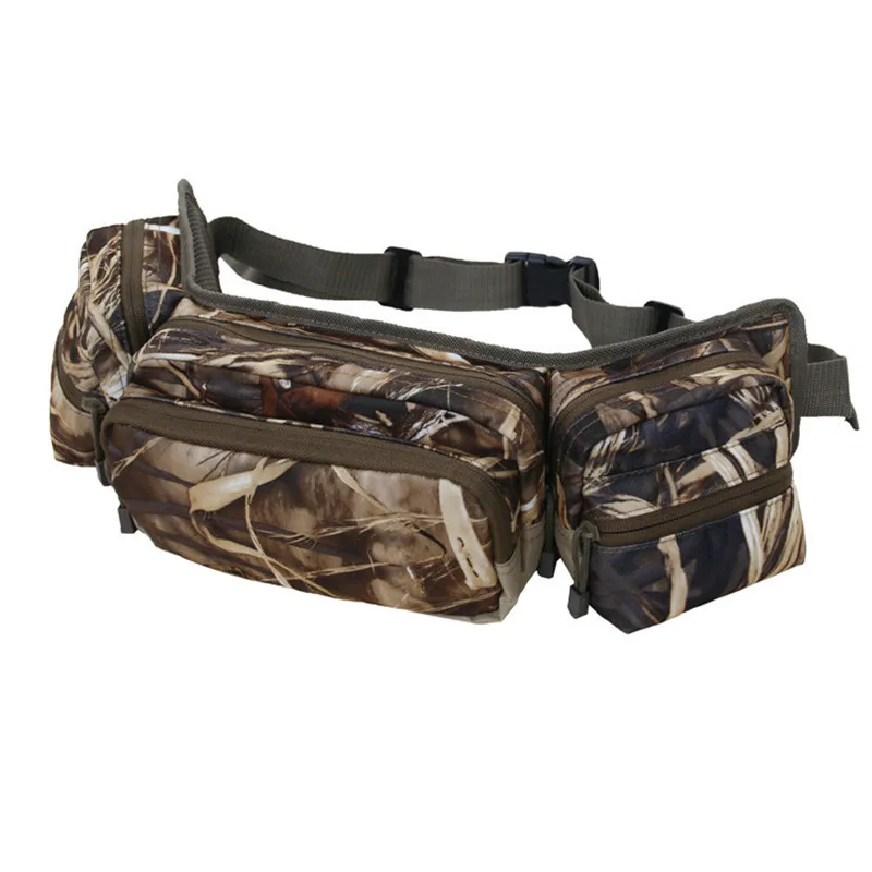 Bolsa de cintura táctica de camuflaje para fotografía de pesca al aire libre, bolsa deportiva para correr, montañismo, bolsillo de entrenamiento - imagen 3