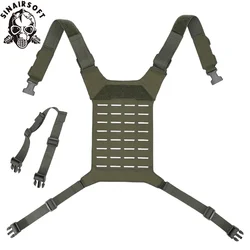 Plataforma de pecho táctica D3 SS MK, chaleco Molle Airsoft para caza, correa de aparejo de pecho, chaleco Universal, accesorios de equipo de Panel trasero