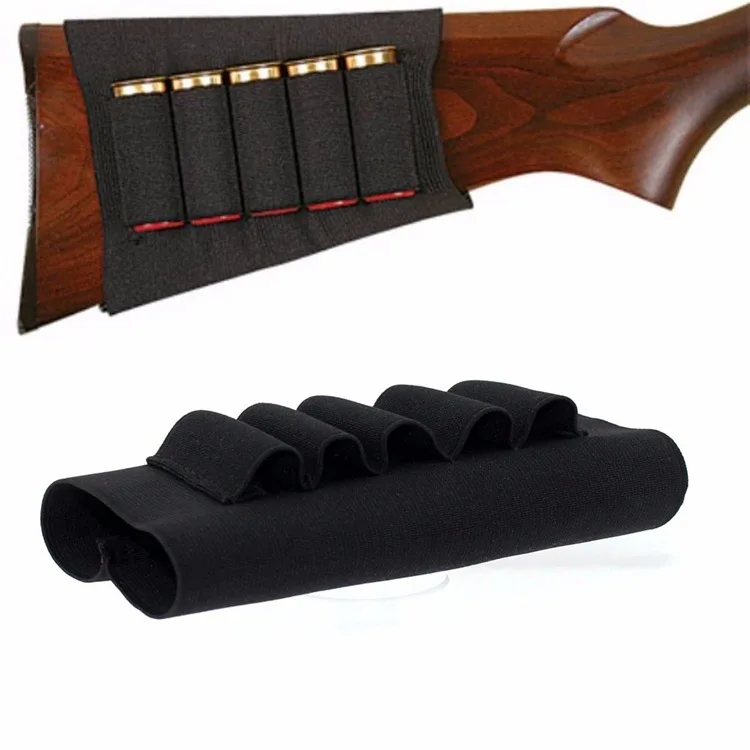 Rifle de escopeta, 5 conchas, carcasa de culata, 5 rondas, soporte de cartucho de calibre 12/20, bucles elásticos, cartucho de munición para Rifle Airsoft