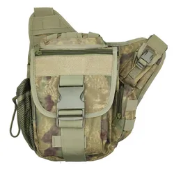 Bolsa mensajero táctica impermeable camuflaje para caza ciclismo