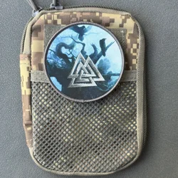 Crow Patch Parche táctico insignia moral con velcro gancho y bucle