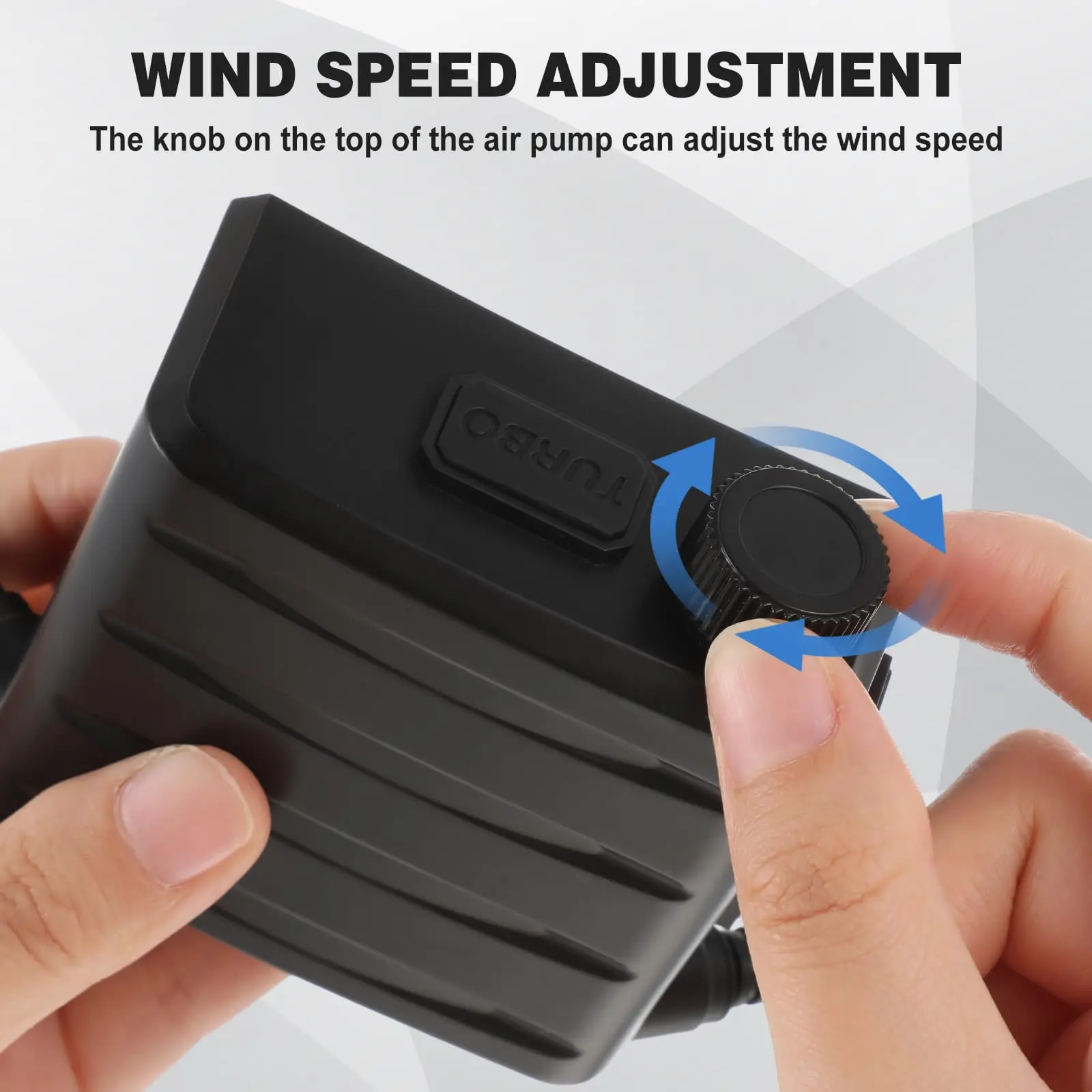 Kit de ventilador antiniebla para gafas antivaho de aire, desempañador para gafas con perilla ajustable, gafas de montañismo para Motocross y tiro Airsoft - imagen 3