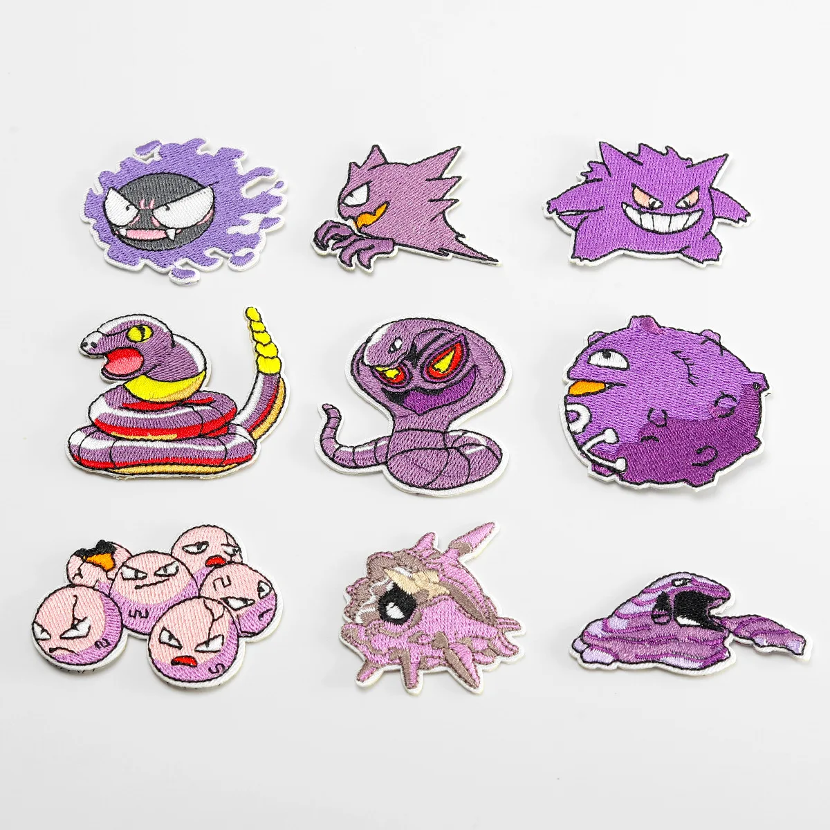 Parches bordados de fantasma para ropa, pegatinas de dibujos animados de Anime para ropa, bricolaje - imagen 2