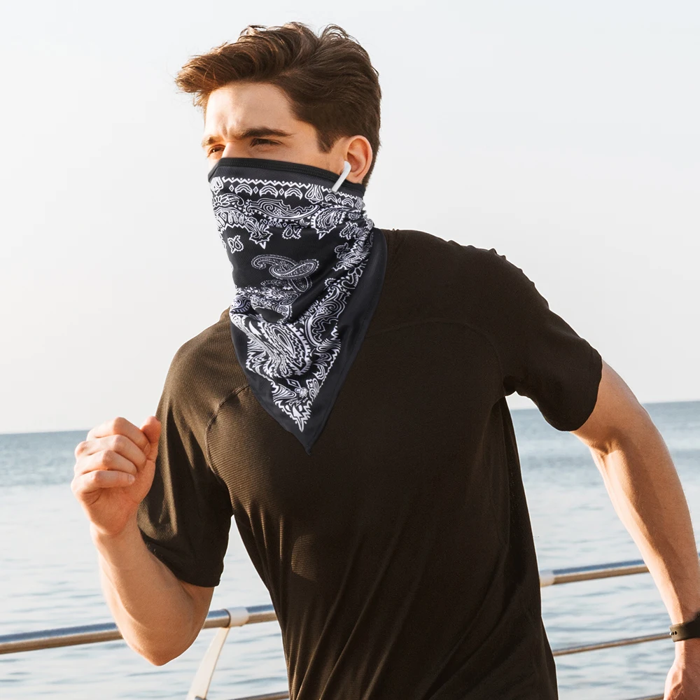 Polaina de cuello multifunción para hombre, pañuelo de protección solar para ciclismo, máscara facial, senderismo, Camping, correr, pesca, Bandana deportiva - imagen 2