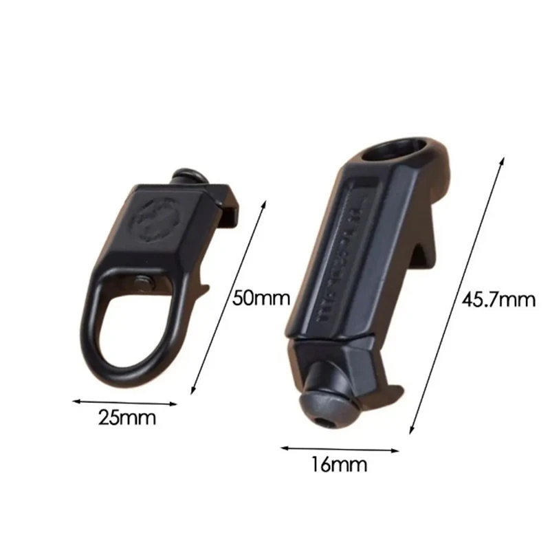 Anillo de Montaje de Mira Táctica GBB de Liberación Rápida QD, Giratorio, para Rifle .223 AR15, Accesorios de Caza, Compatible con Riel de 20 mm, Adaptador QD - imagen 5