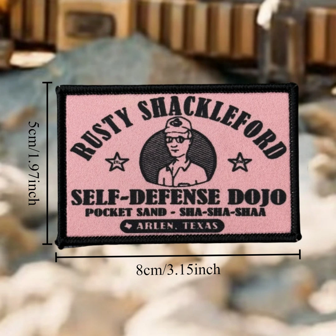 Parche táctico Rusty Shackleford Morale, brazalete militar personalizado, parches de gancho y bucle impresos para ropa, pegatina para mochila - imagen 2
