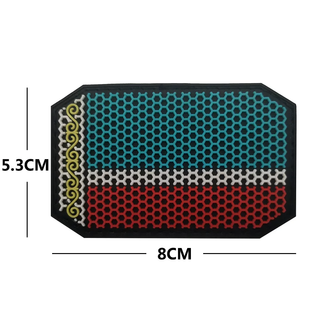 Insignia de moral Barbuda de PVC 3D, parche militar, gancho y bucle táctico de Rusia, Serbia, mochila al aire libre, sombrero, calcomanía de decoración de ropa - imagen 3