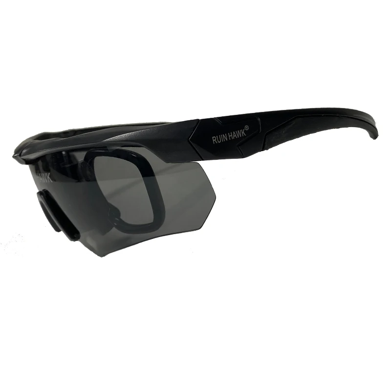 Gafas de tiro al aire libre para hombre, gafas deportivas polarizadas tácticas, gafas militares, gafas de sol del ejército, 3 lentes - imagen 5