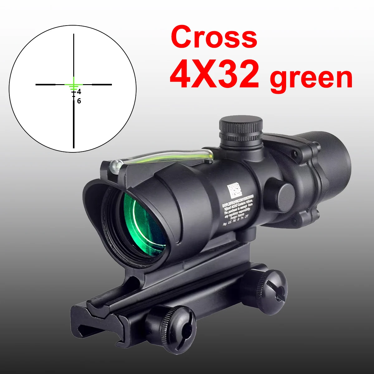 Cross 4X32 Green BK