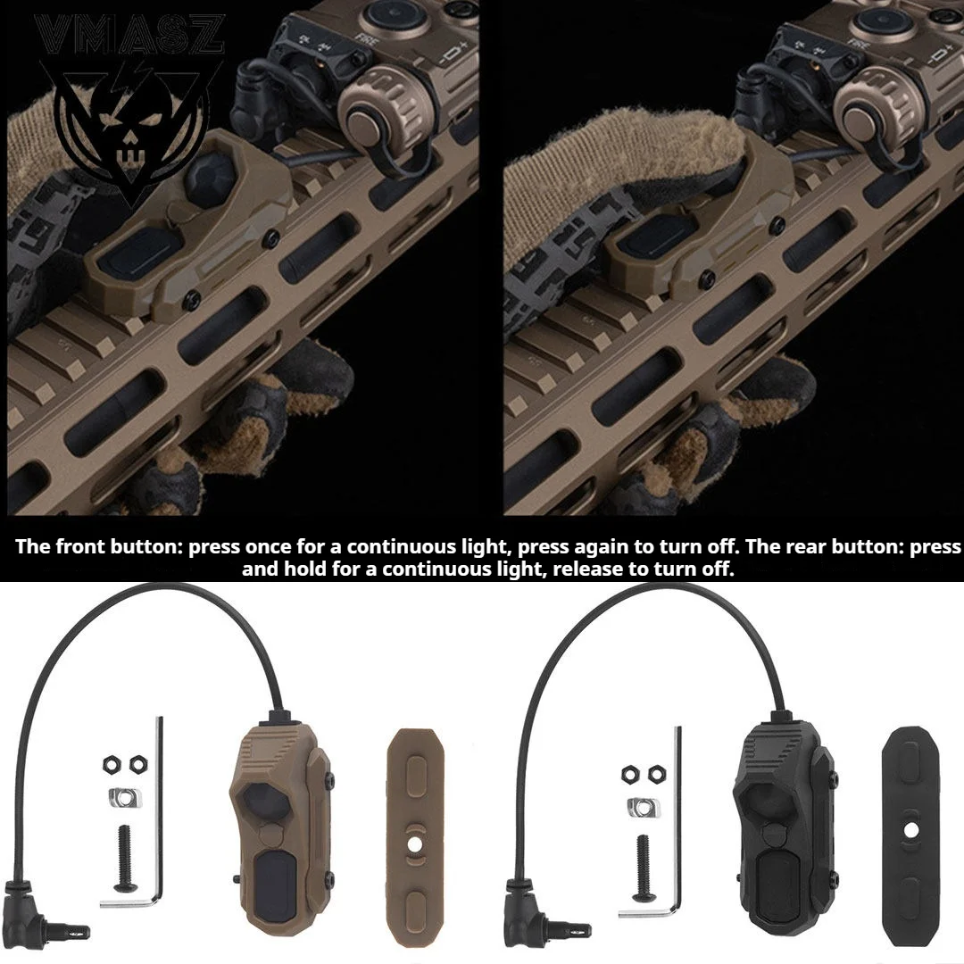 Element PEQ15 Interfaz 2,5/3,5/L3 habilitada para láser Cola de ratón con cable de doble control con luz AXON y luz constante en el ratón SF - imagen 2