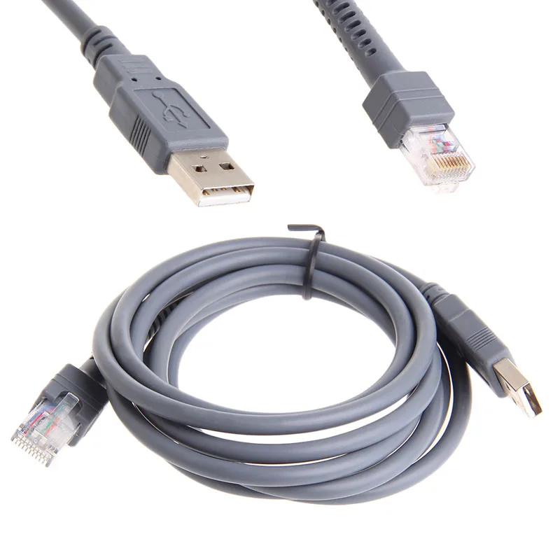 Paquete 1 Cable USB para escáner código barras Symbol LS2208 LS4208 DS6708, envío directo, 1 paquete - imagen 5