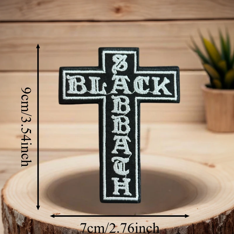 Parche bordado 3D con cruz de oración, chaleco táctico, insignia de moral con gancho y bucle, pegatinas decorativas para mochila, parches para brazalete para ropa - imagen 4