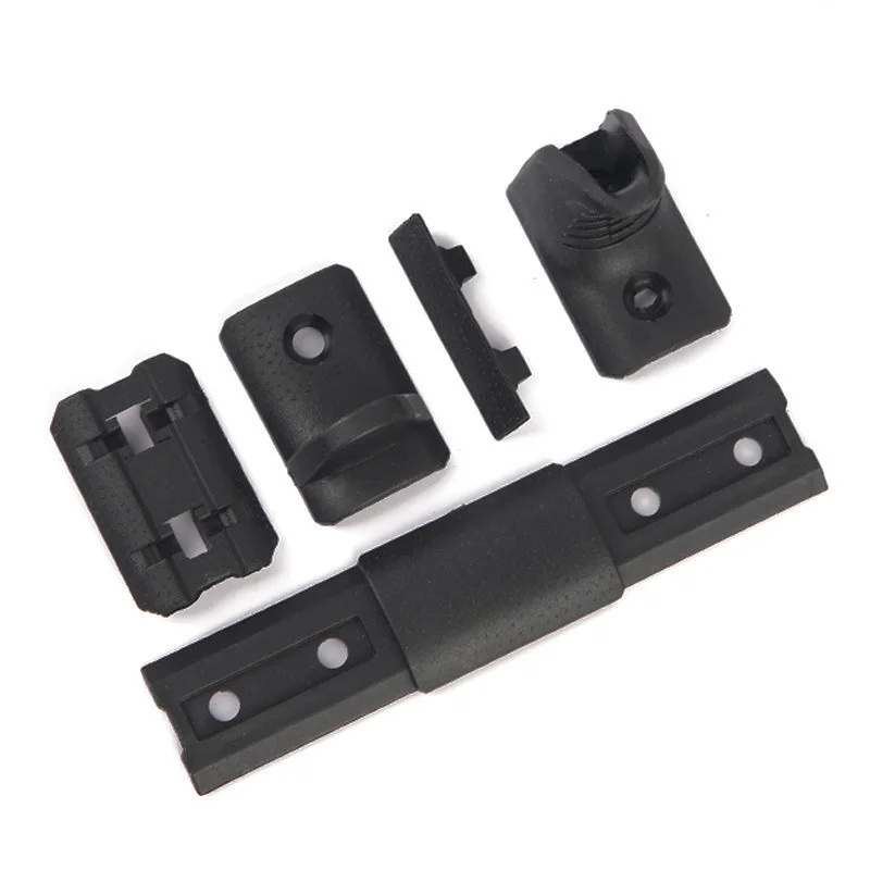 Cubiertas universales de riel resistentes al calor para KeyMod/M-LOK, kit táctico de plástico de nailon Compatible con Airsoft AR15 M4 HK416 ACR - imagen 5