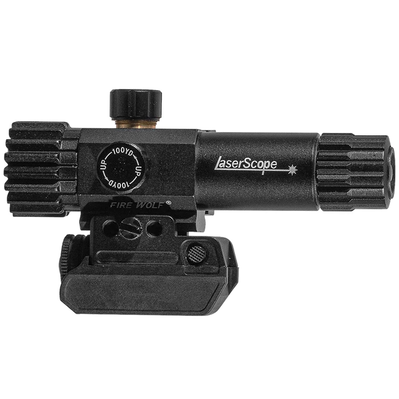 Mira láser de punto verde/rojo LX12 para montaje de riel/barril de 20mm/11mm con interruptor remoto, accesorios para pistola de caza - imagen 5