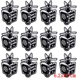 Parches bordados animales punk estilo Hip Hop para planchar y coser