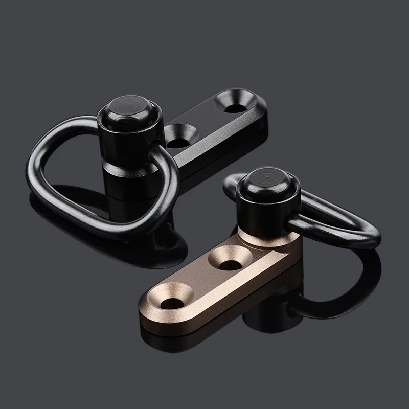 WADSN Metal QD Sling giratorio correa rápida hebilla Base montaje Mlok Keymod Rail táctico Airsoft arma caza Scout Accesorios - imagen 4