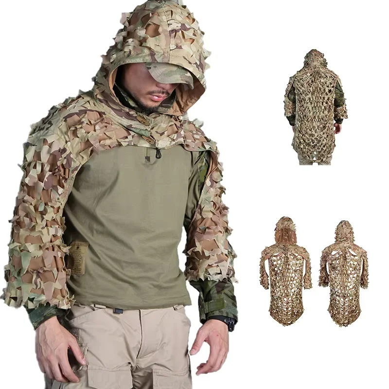 Emersongear-traje Ghillie de asalto ligero, traje Ghillie de camuflaje, ropa de caza secreta, traje de francotirador, ropa de camuflaje EM6975 - imagen 2
