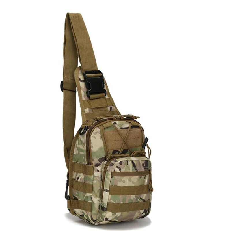 Bolsa de pecho Molle para deportes al aire libre para hombres, mochila táctica con correa para el hombro, CS, Airsoft, caza, Camping, senderismo, ciclismo - imagen 5
