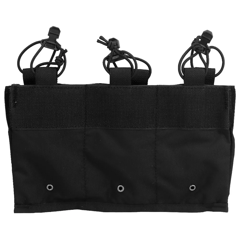 Bolsa Triple para revistas, bolsa de inserción de canguro MAG para solapa frontal, FCPC V5, portador de placa, 556, 762, caza táctica, M4, AR15 - imagen 2